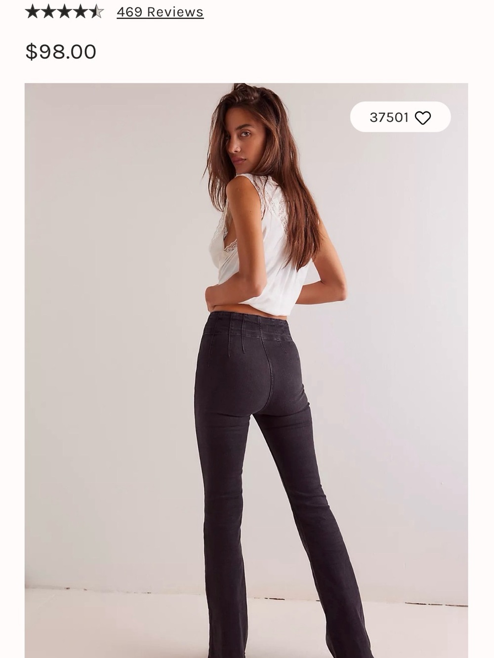 We The Free Brown Corduroy Flare Jeans - High Rise Wide Leg